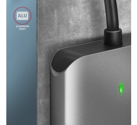 AXAGON Aluminum high-speed USB-A 3.2 Gen 1 memory card reader, 3 slots | CRE-S3