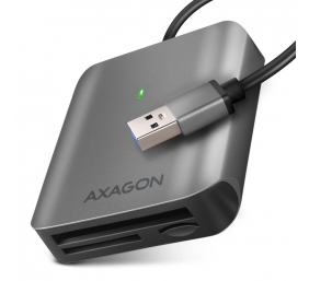 AXAGON Aluminum high-speed USB-A 3.2 Gen 1 memory card reader, 3 slots | CRE-S3