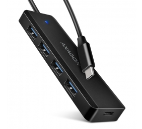 AXAGON Travel four-port USB-C 5Gbps hub | HUE-C1C