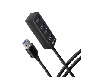 AXAGON Miniature metal four-port USB 3.2 Gen 1 hub | HUE-M1AL