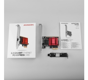 AXAGON PCI-Express network card with 2.5 Gbit/s transmission rate and PXE support | PCEE-G25