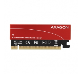 AXAGON PCI-Express x16 internal adapter to connect an NVMe M.2 SSD to a desktop | PCEM2-S
