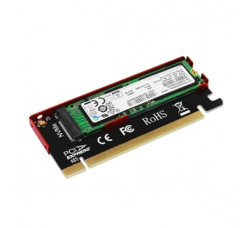 AXAGON PCI-Express x16 internal adapter to connect an NVMe M.2 SSD to a desktop | PCEM2-S