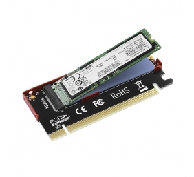 AXAGON PCI-Express x16 internal adapter to connect an NVMe M.2 SSD to a desktop | PCEM2-S