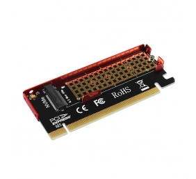 AXAGON PCI-Express x16 internal adapter to connect an NVMe M.2 SSD to a desktop | PCEM2-S
