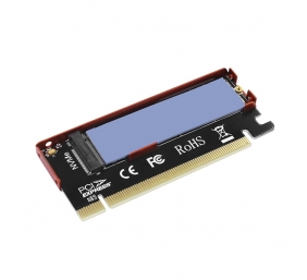 AXAGON PCI-Express x16 internal adapter to connect an NVMe M.2 SSD to a desktop | PCEM2-S