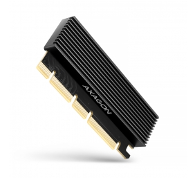 AXAGON PCI-Express x16 adapter with cooler for connecting an NVMe M.2 SSD drive to a computer | PCEM2-XS