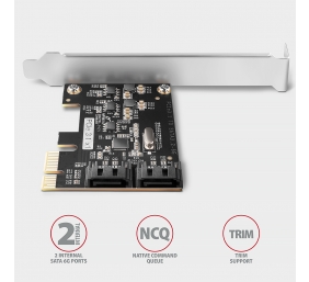 AXAGON Two-channel SATA III PCI-Express controller with two internal SATA port outputs | PCES-SJ2