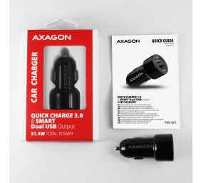 AXAGON Dual car charger, 31.5W | PWC-QC5