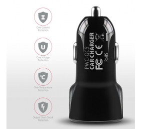 AXAGON Dual car charger, 31.5W | PWC-QC5