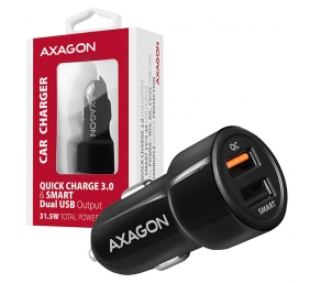 AXAGON Dual car charger, 31.5W | PWC-QC5