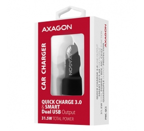 AXAGON Dual car charger, 31.5W | PWC-QC5