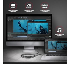 AXAGON | Active converter | USB-C to HDMI | 0.25 m