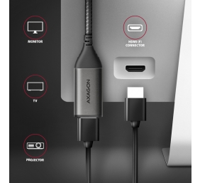 AXAGON | Active converter | USB-C to HDMI | 0.25 m