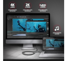 AXAGON | Active converter | USB-C to HDMI | 1.8 m