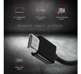 AXAGON | Active converter | HDMI to VGA | 0.15 m