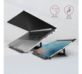 AXAGON | Notebook stand STND-L | Height adjustment | 10-16 " | Black