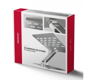 AXAGON | Notebooks and tablets stand STND-LQ | Adjustable Height, Tilt | 10-16 "