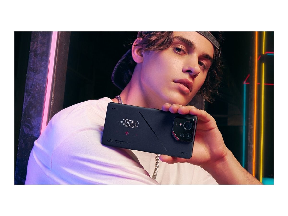 Asus ROG Phone 9 Pro | Phantom Black | 6.78 " | 2400 x 1080 pixels | Qualcomm | Snapdragon 8 Elite | Internal RAM 16 GB | 512 GB | Dual SIM | 4G | 5G | Main camera resolution 50 MP | Secondary camera resolution 32 MP | Android | 15 | 5800 mAh