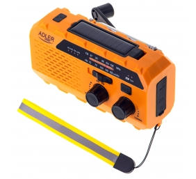 Adler | Portable radio with flashlight | AD 1197 | Alarm function