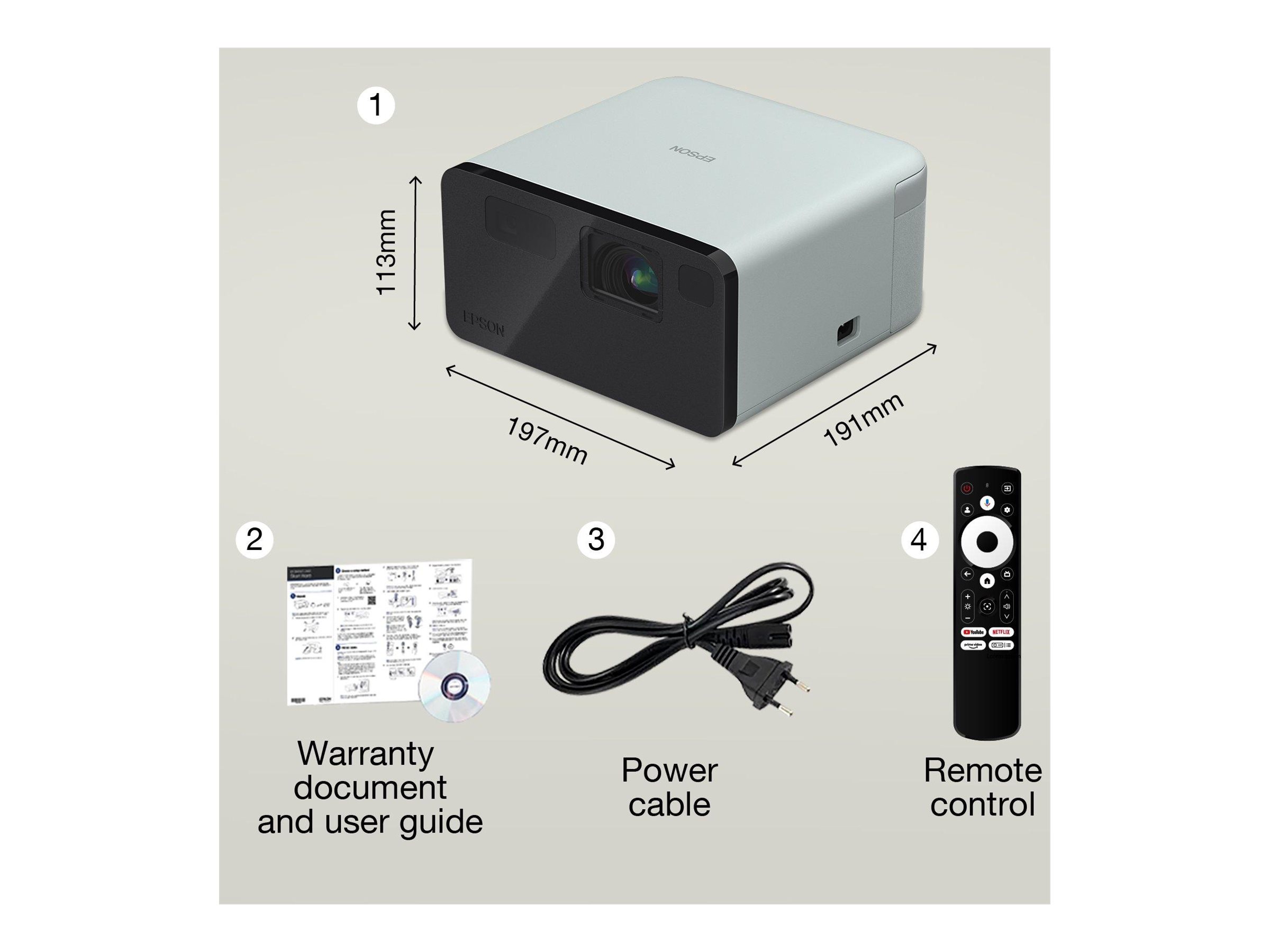 Epson EF-21G | Full HD (1920x1080) | 1000 ANSI lumens