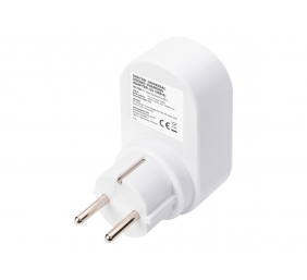 Digitus Universal USB Plug-in Charger with 2 x USB-A Sockets and Integrated Socket | DA-70617
