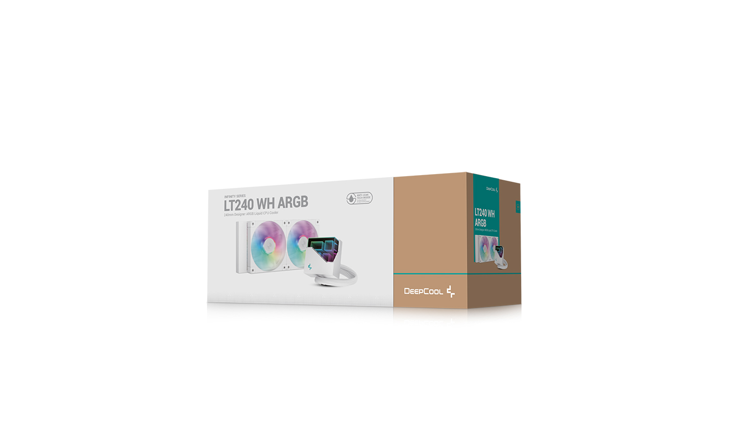Deepcool | Liquid CPU cooler | LT240 WH ARGB | Intel, AMD