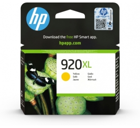 HP No.920 XL (CD974AE), geltona kasetė rašaliniams spausdintuvams, 700 psl. (SPEC)