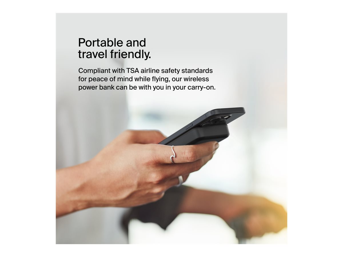 Belkin BoostCharge Pro Magnetic Power Bank with Qi2 15W 10K | 10000 mAh | Black