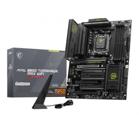 MSI MAG B850 TOMAHAWK MAX WIFI | Processor family AMD | Processor socket AM5 | DDR5 | Supported hard disk drive interfaces SATA, M.2 | Number of SATA connectors 4