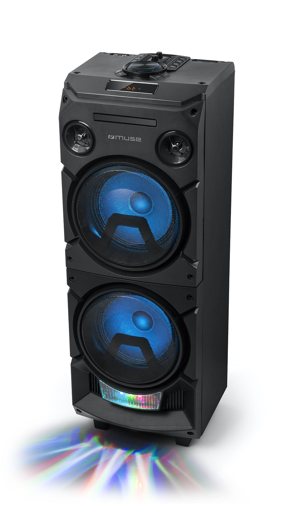 Muse | Party Box Speaker | M-1937 DJ | 600 W | Bluetooth | Black | Portable | Wireless connection