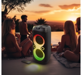 Muse | Party Box Speaker | M-1937 DJ | 600 W | Bluetooth | Black | Portable | Wireless connection