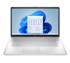 HP Laptop 17-cp2010ny - Ryzen 3 7320U, 8GB, 512GB SSD, 17.3" FHD 250-nit AG, 720p cam, FPR, US backlit keyboard, 41Wh, Natural Silver, Win 11 Home, 1 years