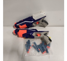 Ecost prekė po grąžinimo Nerf elite disruptor 2 vnt. disruptorių blasteriai, 12 nerf elite strėlių,