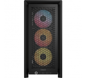 Corsair PC Case | Frame 4000D RS ARGB Modular | Black | Mid-Tower | Power supply included No