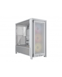 Corsair PC Case | Frame 4000D RS ARGB Modular | Mid-Tower | White