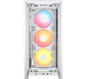 Corsair PC Case | Frame 4000D RS ARGB Modular | White | Mid-Tower | Power supply included No