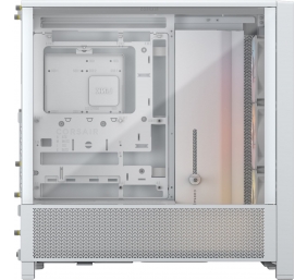 Corsair PC Case | Frame 4000D RS ARGB Modular | White | Mid-Tower | Power supply included No