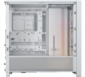 Corsair PC Case | Frame 4000D RS ARGB Modular | White | Mid-Tower | Power supply included No