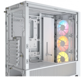 Corsair PC Case | Frame 4000D RS ARGB Modular | White | Mid-Tower | Power supply included No