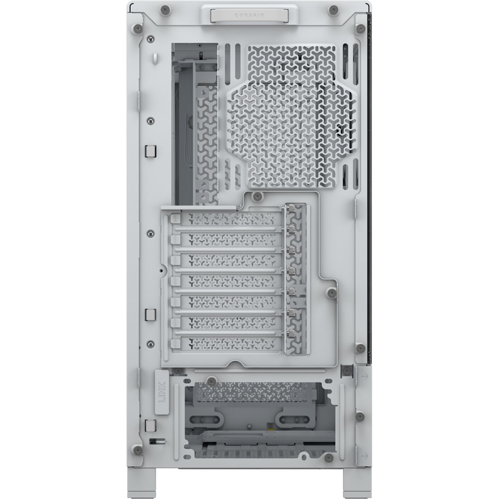 Corsair PC Case | Frame 4000D Modular | White | Mid-Tower | Power supply included No