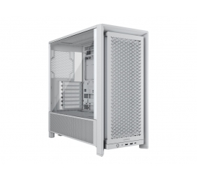 Corsair PC Case | Frame 4000D Modular | White | Mid-Tower | Power supply included No
