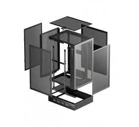 Deepcool PC Gaming Case | CH170 DIGITAL | Black | Mini ITX | Power supply included No | ATX PS2