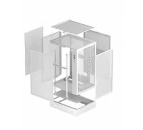 Deepcool PC Gaming Case | CH170 DIGITAL | White | Mini ITX | Power supply included No | ATX PS2