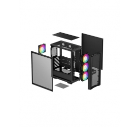 Deepcool CC560 MESH V2 | Black | Mid Tower | Power supply included No | ATX PS2