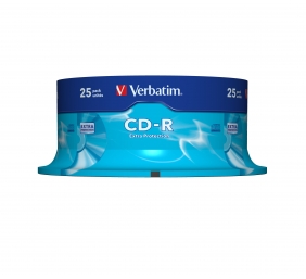 Verbatim 43432 CD-R 700MB 52X Extra Protection Surface diskai (25 vnt pakuotėje)
