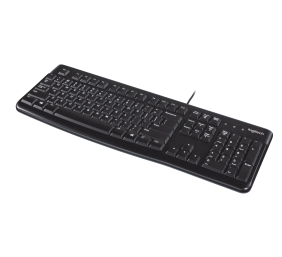 Logitech K120 Laidinė klaviatūra, USB, US, Juoda