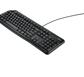 Logitech K120 Laidinė klaviatūra, USB, US, Juoda