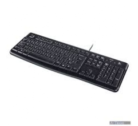 Logitech K120 Laidinė klaviatūra, USB, US, Juoda