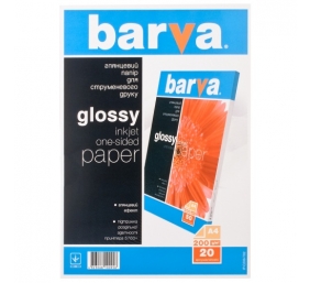 Fotopopierius Barva (IP-C200-T02) Blizgus 200 g/m², A4, 20 lapų